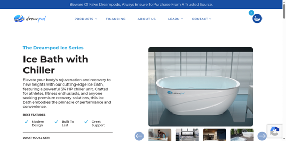 Dreampod website