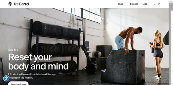 Ice Barrel website