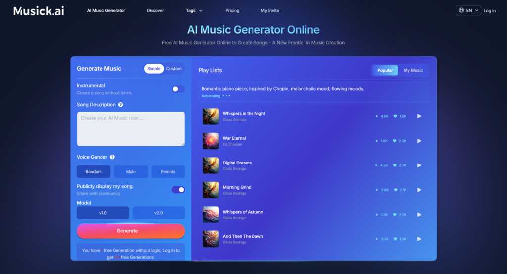 How Musick AI is Finally Giving Your Imagination a Voice