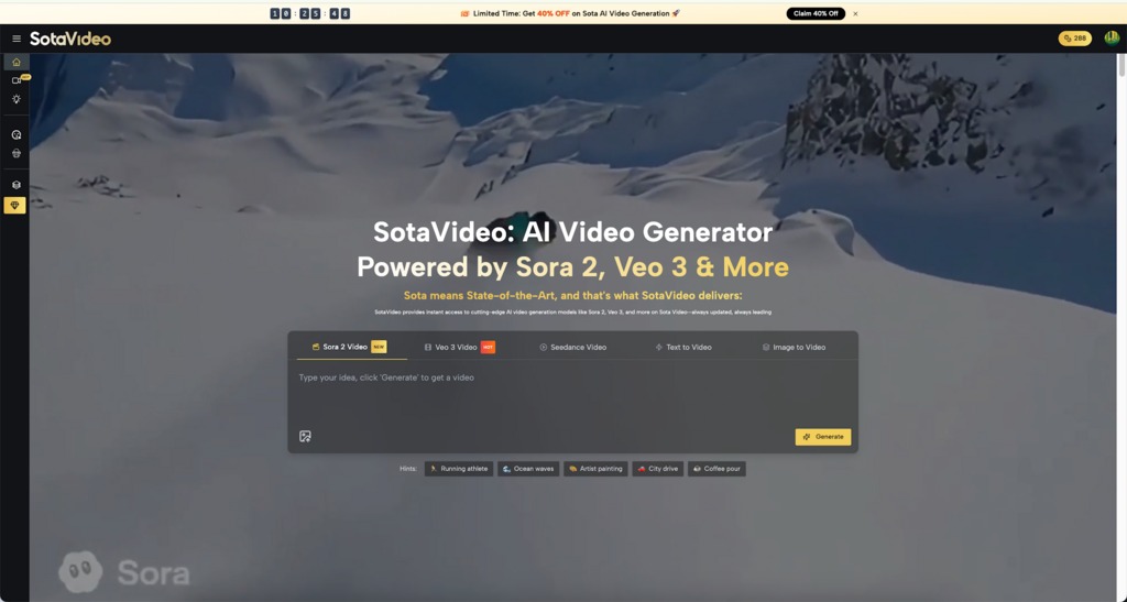 Sora 2’s Physics Meets Veo 3’s Cinematography: Access the Perfect Duo on SotaVideo