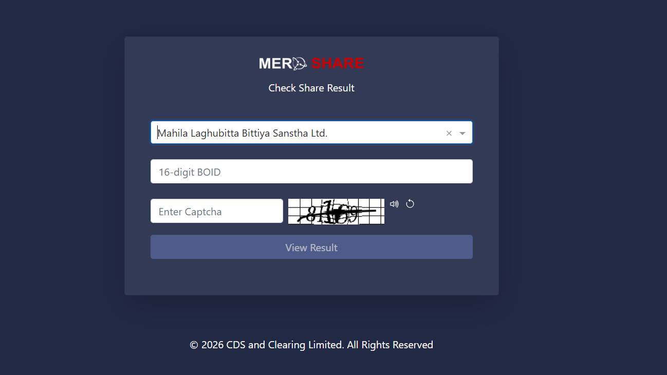 How to Check Your Share Result in Nepal