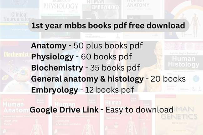 1st year mbbs books pdf free download