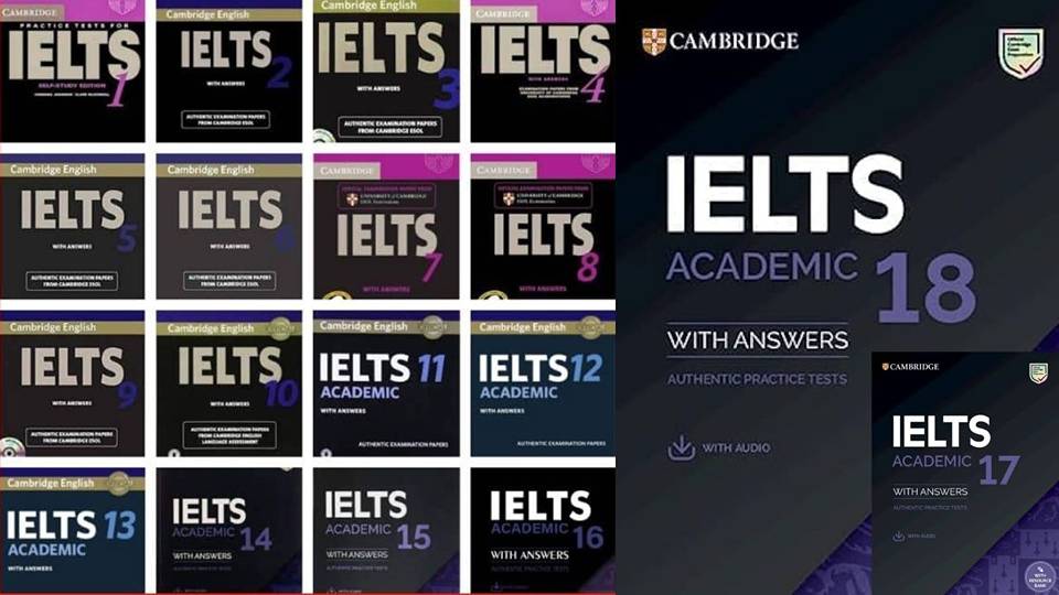 Cambridge IELTS Academic 1 - 18 Books pdf with audio